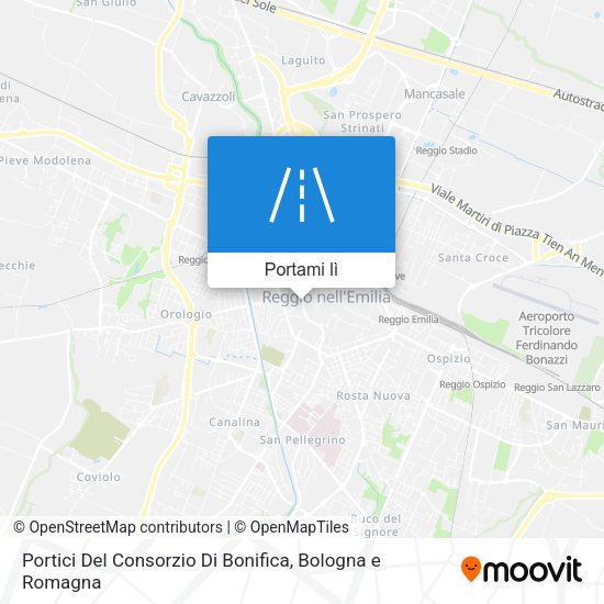 Mappa Portici Del Consorzio Di Bonifica