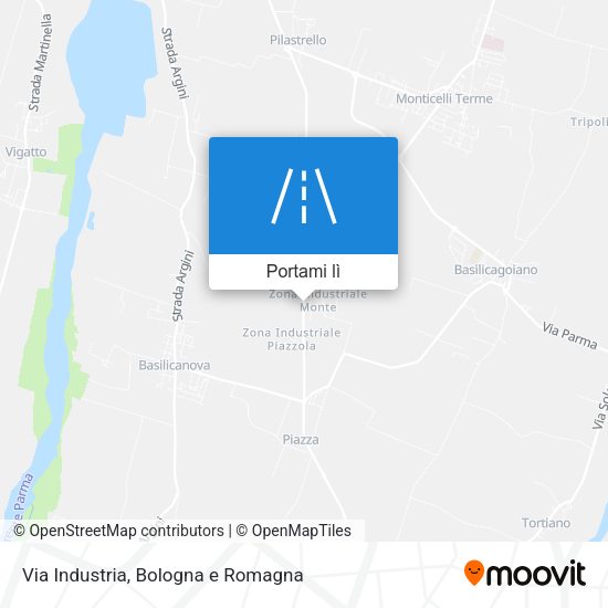 Mappa Via Industria
