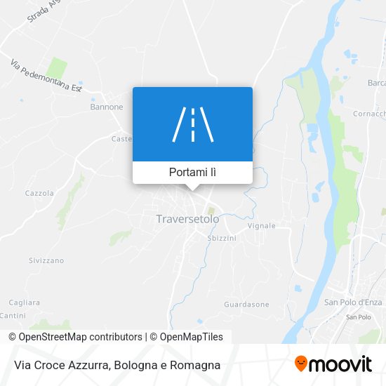 Mappa Via Croce Azzurra