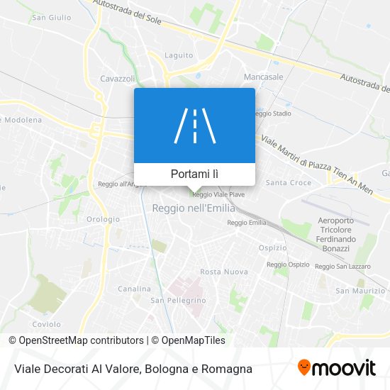 Mappa Viale Decorati Al Valore