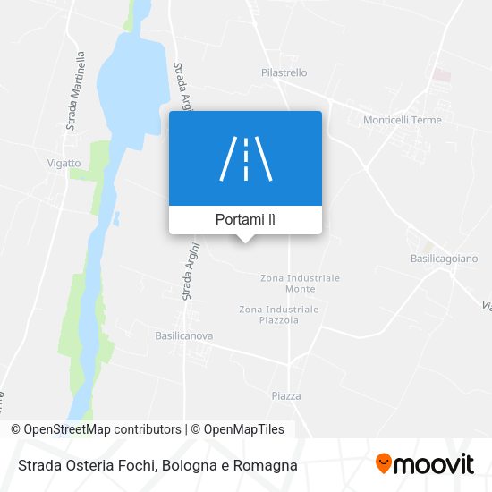 Mappa Strada Osteria Fochi