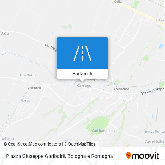 Mappa Piazza Giuseppe Garibaldi