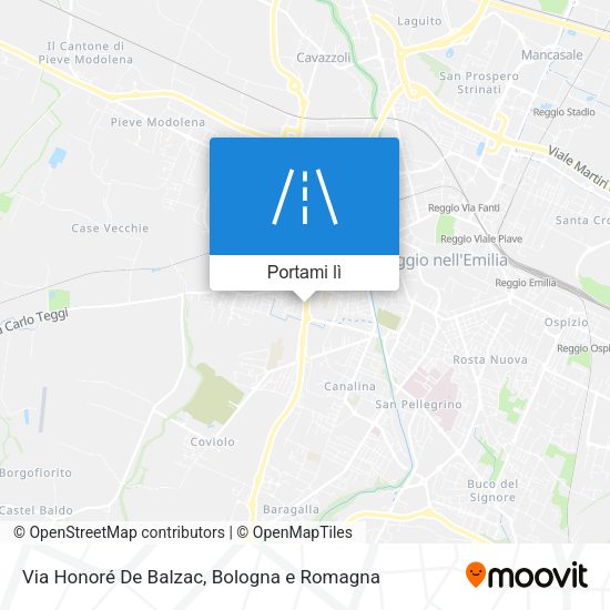 Mappa Via Honoré De Balzac