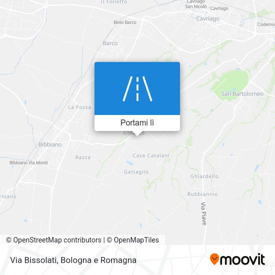 Mappa Via Bissolati