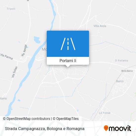 Mappa Strada Campagnazza