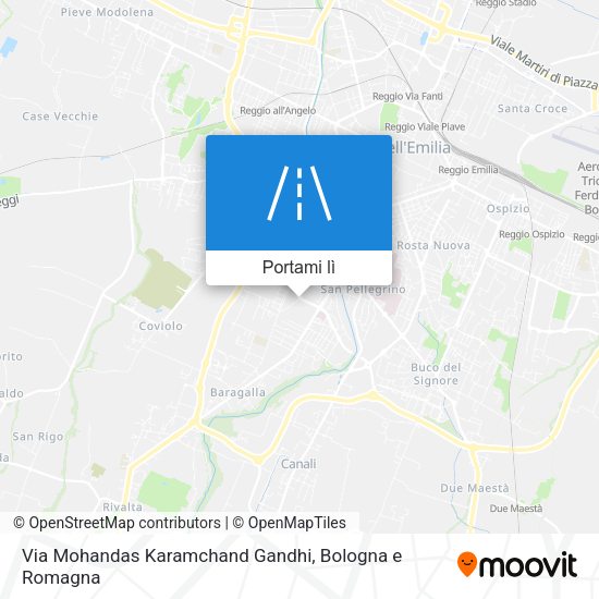 Mappa Via Mohandas Karamchand Gandhi