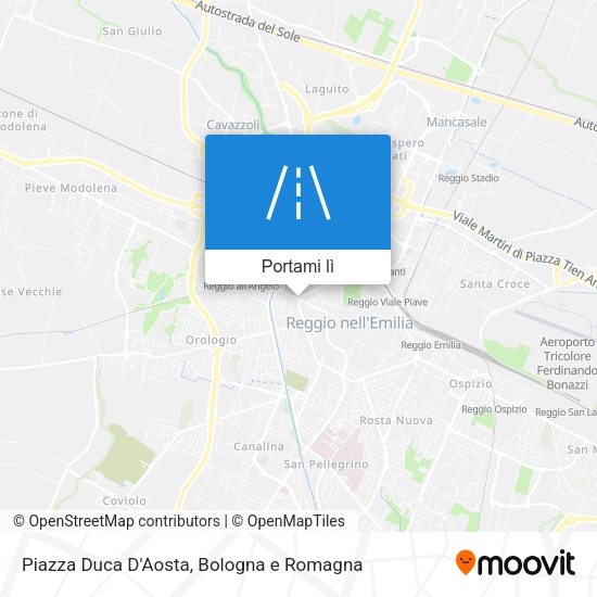 Mappa Piazza Duca D'Aosta