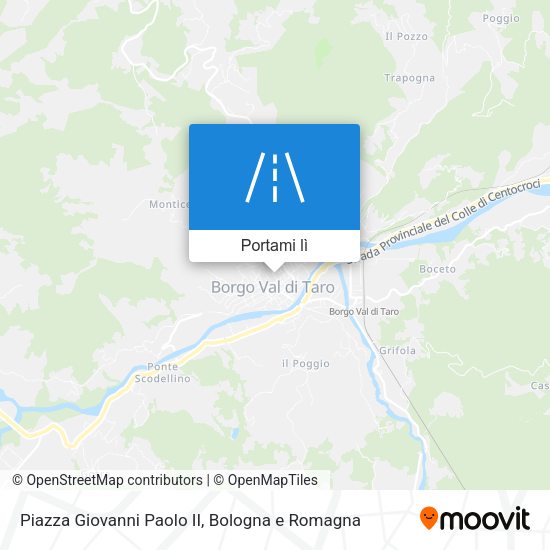 Mappa Piazza Giovanni Paolo II