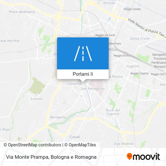 Mappa Via Monte Prampa