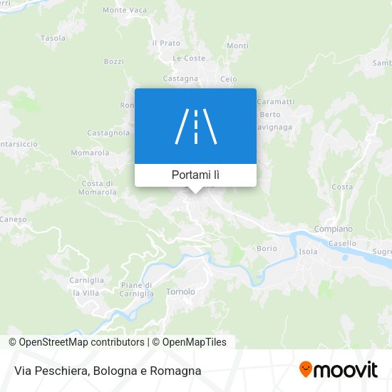Mappa Via Peschiera