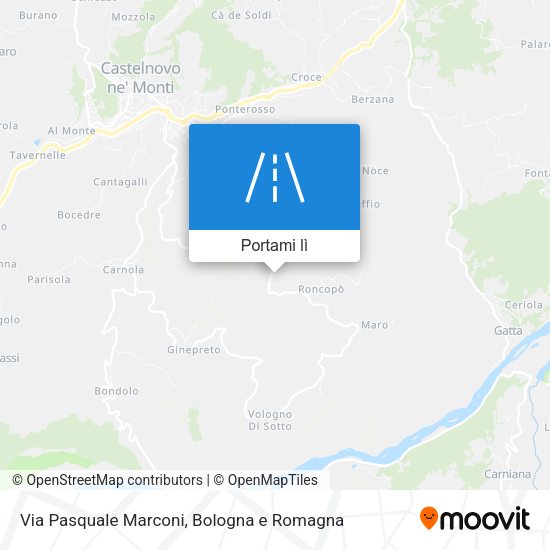 Mappa Via Pasquale Marconi