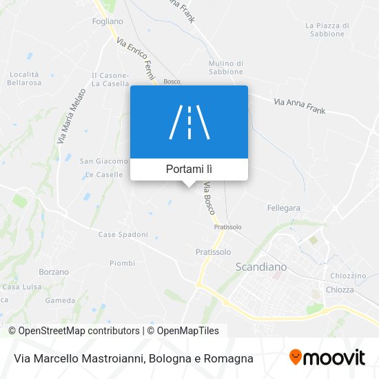 Mappa Via Marcello Mastroianni