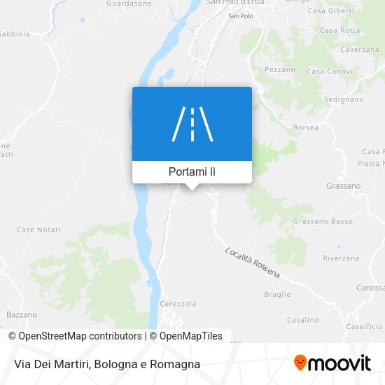 Mappa Via Dei Martiri