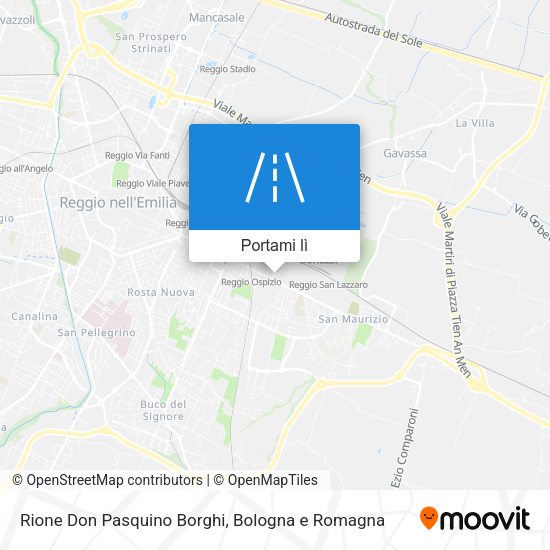 Mappa Rione Don Pasquino Borghi