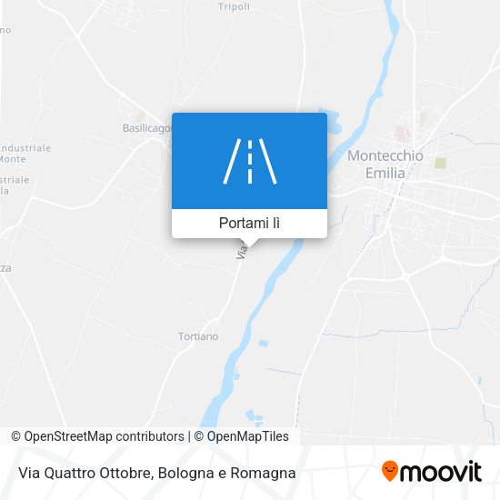 Mappa Via Quattro Ottobre