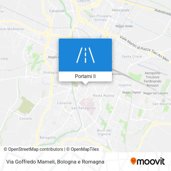 Mappa Via Goffredo Mameli