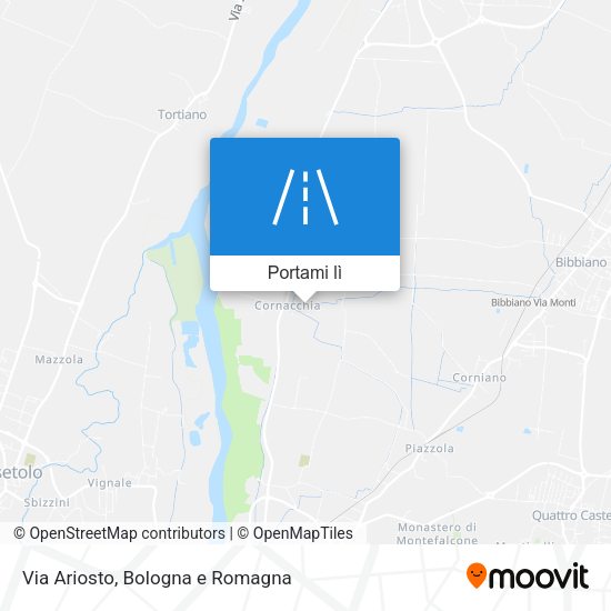 Mappa Via Ariosto