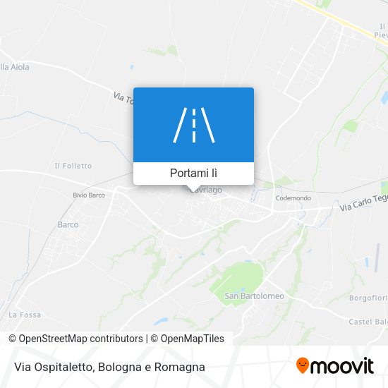 Mappa Via Ospitaletto