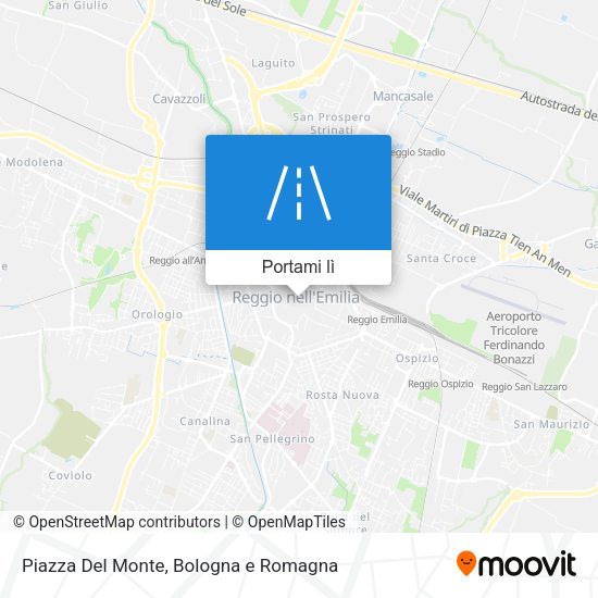 Mappa Piazza Del Monte