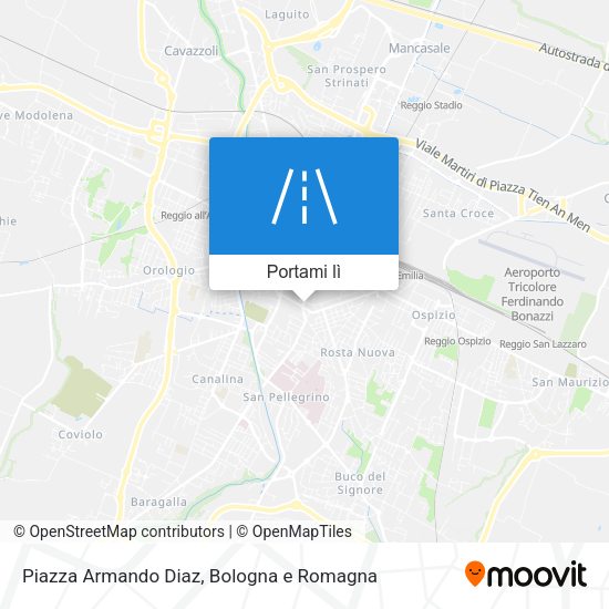 Mappa Piazza Armando Diaz