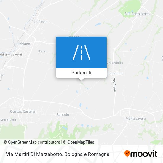 Mappa Via Martiri Di Marzabotto