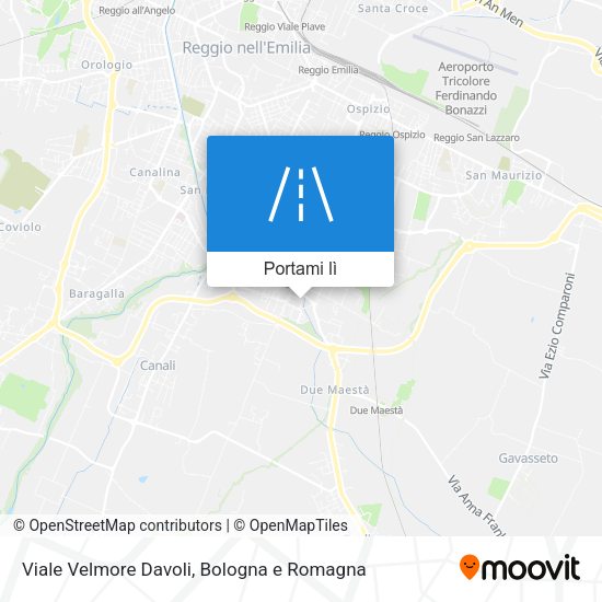 Mappa Viale Velmore Davoli