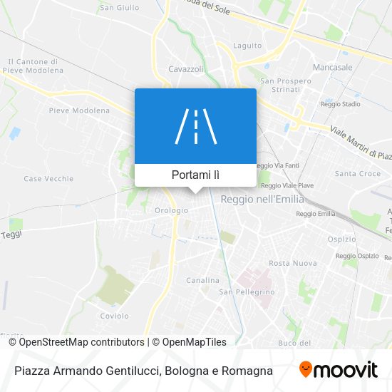 Mappa Piazza Armando Gentilucci