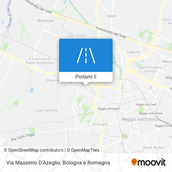 Mappa Via Massimo D'Azeglio