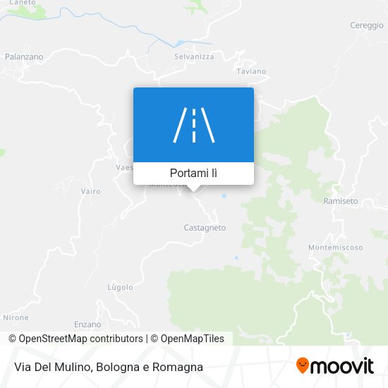 Mappa Via Del Mulino