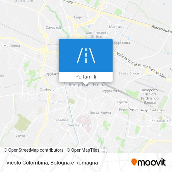 Mappa Vicolo Colombina