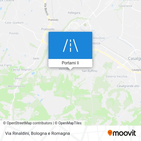 Mappa Via Rinaldini