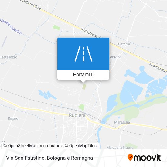 Mappa Via San Faustino