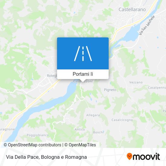 Mappa Via Della Pace