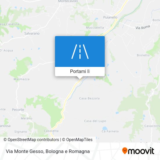 Mappa Via Monte Gesso