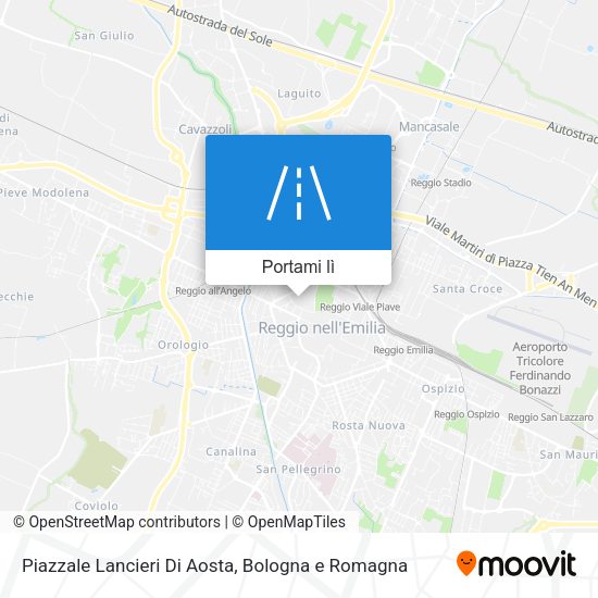 Mappa Piazzale Lancieri Di Aosta