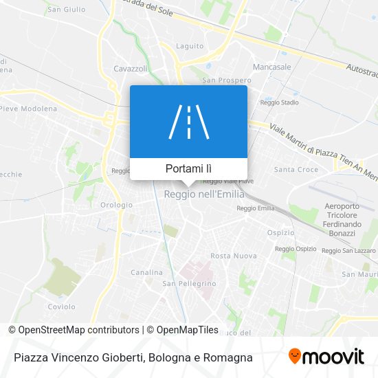 Mappa Piazza Vincenzo Gioberti