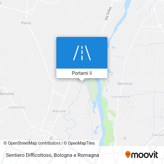 Mappa Sentiero Difficoltoso