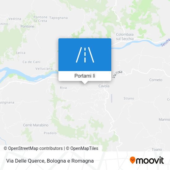 Mappa Via Delle Querce