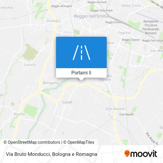 Mappa Via Bruto Monducci