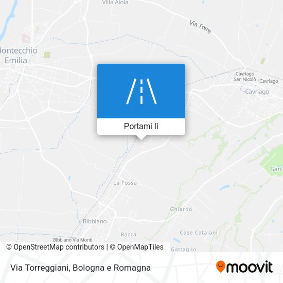 Mappa Via Torreggiani