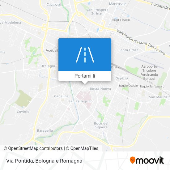 Mappa Via Pontida