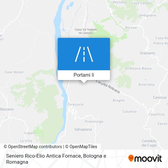 Mappa Seniero Rico-Elio Antica Fornace