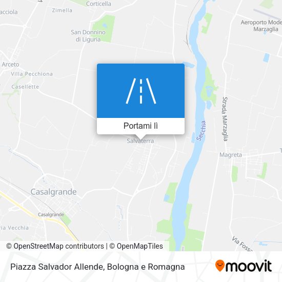 Mappa Piazza Salvador Allende
