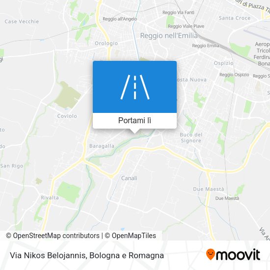 Mappa Via Nikos Belojannis