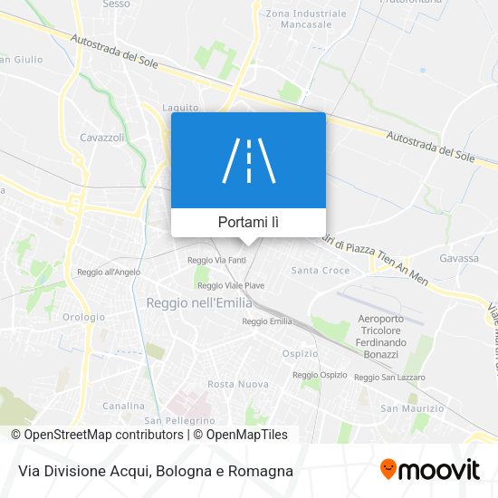 Mappa Via Divisione Acqui