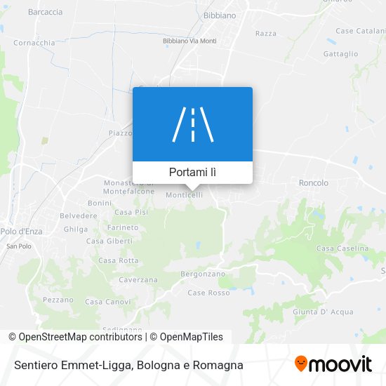 Mappa Sentiero Emmet-Ligga