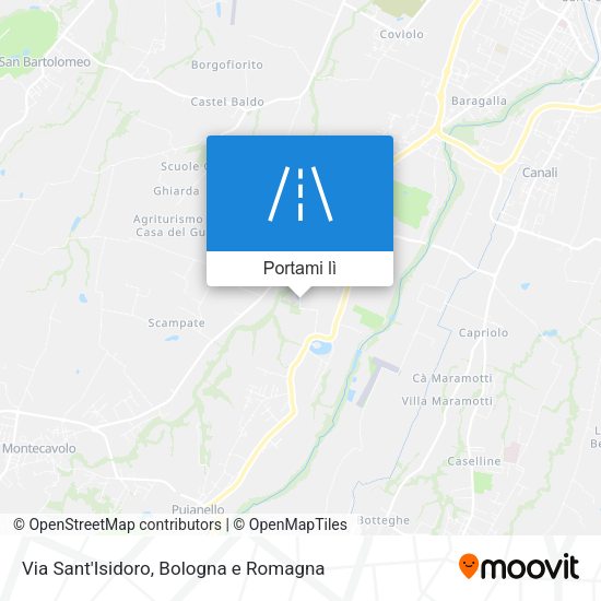 Mappa Via Sant'Isidoro