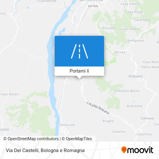 Mappa Via Dei Castelli