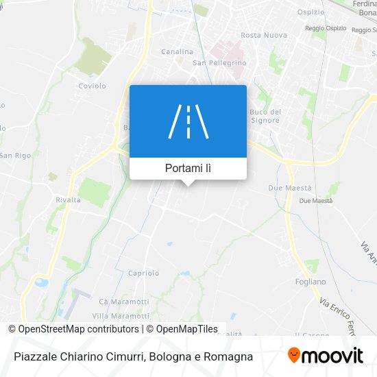 Mappa Piazzale Chiarino Cimurri