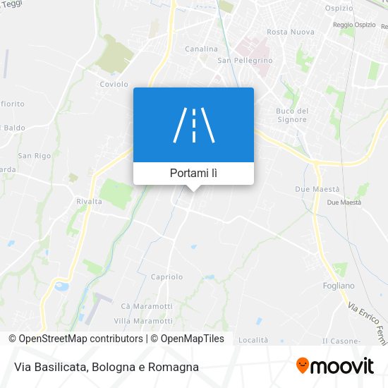 Mappa Via Basilicata